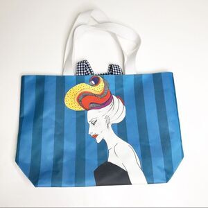 Yumidoko Beach Book Bag Hand illustrated NWT
